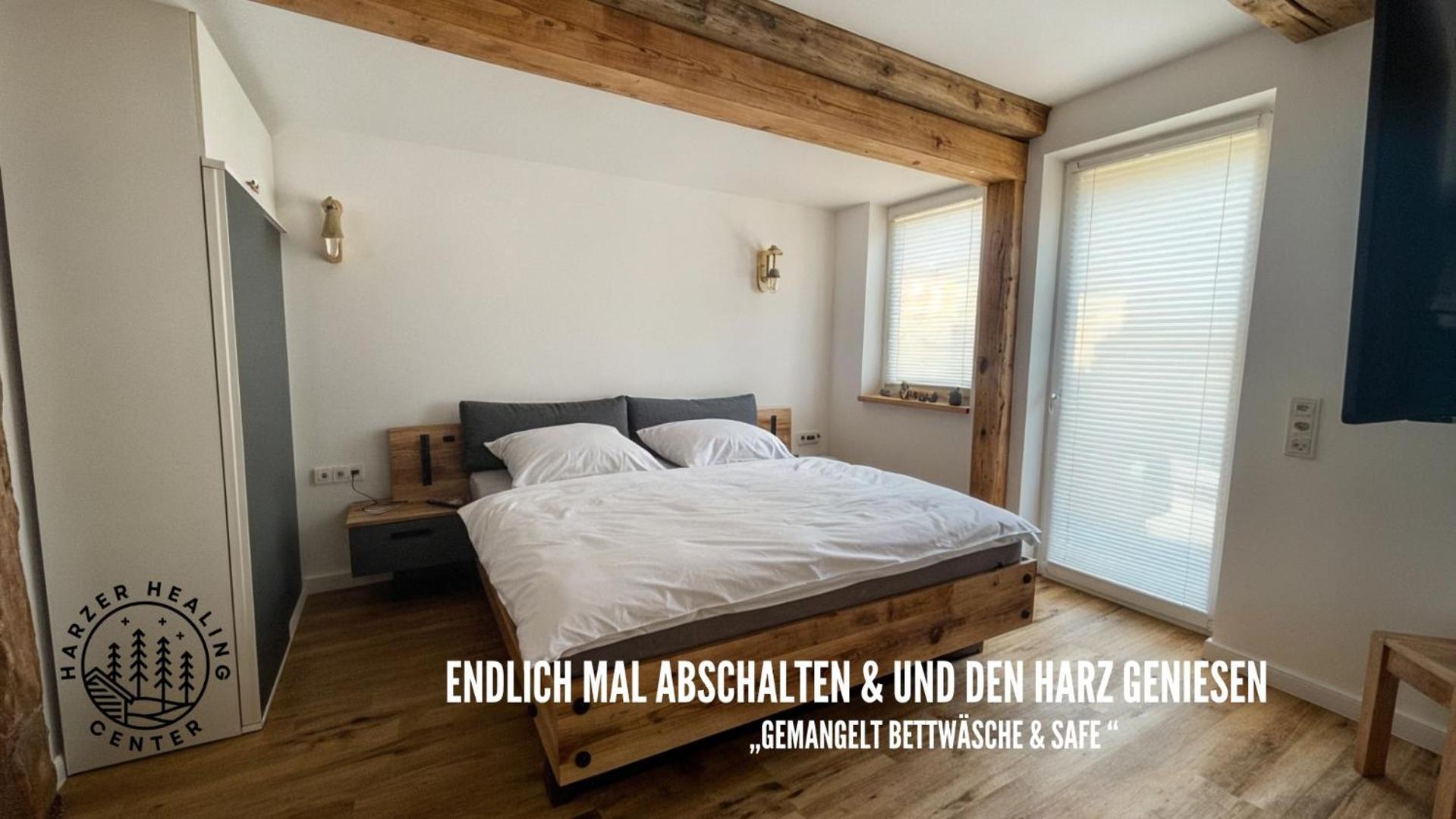 Harzer Healing Center 2024 Gemuetliche Landhauswohnung Mit Fussbodenheizung,Xxl Kochinsel,Xxl Regenduschen,Modern,Hochwertig,Persoenlich,Vollausgestattet إلبينغيرود المظهر الخارجي الصورة